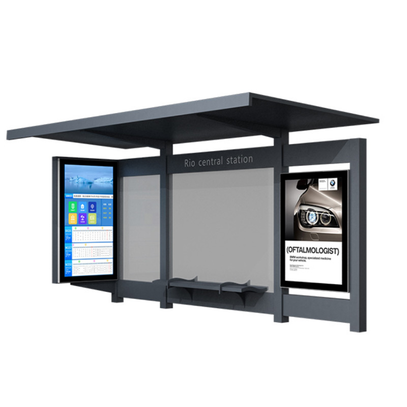 Оцинкована сталь із порошковим покриттям Smart Bus Shelter